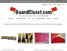 Tablet Screenshot of guardcloset.com